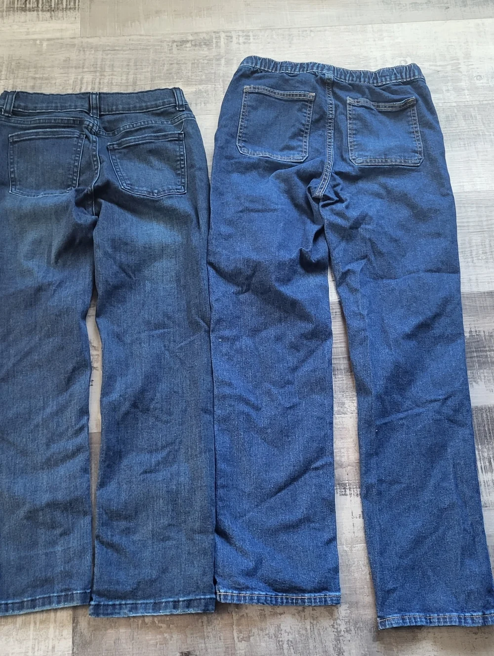 Old Navy Wonder Nation Boys Size 10-12 Jeans Bundle Straight Blue Pull On